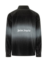 PALM ANGELS - Cotton Denim Shirt with Pockets - Black - LIDIASHOPPING® - Official Website