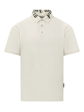 PALM ANGELS - Polo Shirt with Neck Logo - White - LIDIASHOPPING® - Official Website