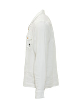 PALM ANGELS - Camicia Bowling con Tasca Applicata - Bianco - LIDIASHOPPING® - Official Website