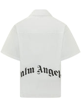 PALM ANGELS - Camicia Bowling con Tasca Singola - Bianco | Lidia Shopping | Official Website