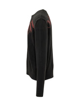 PALM ANGELS - Crewneck Sweater with Large Logo - Black - LIDIASHOPPING® - Official Website