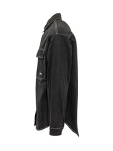 PALM ANGELS - Cotton Denim Shirt with Pockets and Buttons - Black - LIDIASHOPPING® - Official Website
