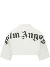 PALM ANGELS - T-shirt Classic Logo Mini - Bianco | Lidia Shopping | Official Website