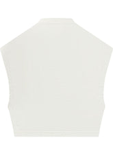 PALM ANGELS - Top Boxy Senza Maniche con Stampa Orso - Bianco - LIDIASHOPPING® - Official Website