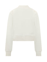 PALM ANGELS - Cropped Sweatshirt with Front Print - White - LIDIASHOPPING® - Official Website