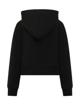 PALM ANGELS - Fitted Hoodie with Bear Print - Black - LIDIASHOPPING® - Official Website