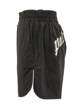 PALM ANGELS - Shorts con Vita Elasticizzata - Nero - LIDIASHOPPING® - Official Website