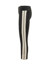 PALM ANGELS - Leggings Sportivi con Banda Laterale e Logo - Nero - LIDIASHOPPING® - Official Website
