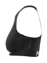 PALM ANGELS - Top Sportivo con Fascia Logo - Nero - LIDIASHOPPING® - Official Website