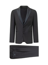 CORNELIANI - Tuxedo with Vest and Shawl Lapel - Blue - LIDIASHOPPING® - Official Website