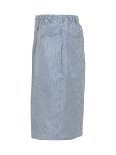 WILLY CHAVARRIA - Bermuda con Vita Elasticizzata e Righe - Blu - LIDIASHOPPING® - Official Website