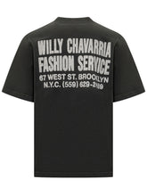 WILLY CHAVARRIA - T-shirt with Chest Print - Black - LIDIASHOPPING® - Official Website