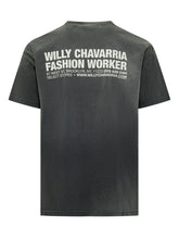 WILLY CHAVARRIA - T-shirt with Pocket and Print - Black - LIDIASHOPPING® - Official Website