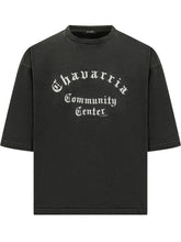 WILLY CHAVARRIA - T-shirt con Stampa Frontale - Nero - LIDIASHOPPING® - Official Website