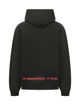 WILLY CHAVARRIA - Hoodie with Print and Pocket - Black - LIDIASHOPPING® - Official Website
