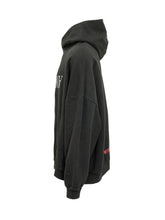 WILLY CHAVARRIA - Hoodie with Print and Pocket - Black - LIDIASHOPPING® - Official Website