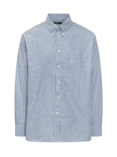 WILLY CHAVARRIA - Camicia con Colletto Button Down e Tasche - Blu - LIDIASHOPPING® - Official Website