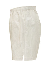 WILLY CHAVARRIA - Shorts with Elastic Waist and Button - White - LIDIASHOPPING® - Official Website