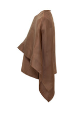 ALBERTA FERRETTI - Camicia Ampia con Strati Trasparenti - Marrone - LIDIASHOPPING® - Official Website