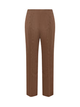 ALBERTA FERRETTI - Pants with Straight Line and Front Seams - Brown - LIDIASHOPPING® - Official Website