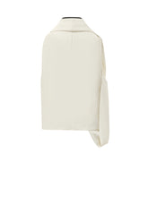 ALBERTA FERRETTI - Draped Top with Contrast Band - White - LIDIASHOPPING® - Official Website