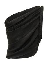 ALBERTA FERRETTI - One Shoulder Draped Top - Black - LIDIASHOPPING® - Official Website