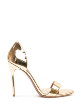 PARIS TEXAS - Vera Slingback Pumps with High Heel - Gold - LIDIASHOPPING® - Official Website