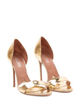 PARIS TEXAS - Vera Slingback Pumps with High Heel - Gold - LIDIASHOPPING® - Official Website