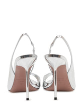 PARIS TEXAS - Sandalo Slingback Lidia con Tacco Alto - Argento - LIDIASHOPPING® - Official Website