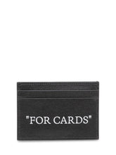 OFF-WHITE - Porta Carte con Stampa Frontale - Nero - LIDIASHOPPING® - Official Website