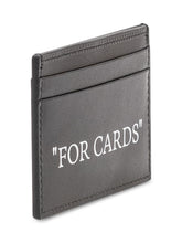 OFF-WHITE - Card Holder with Print - Black - LIDIASHOPPING® - Official Website