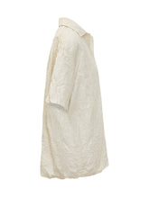 GONGDID DESIGN - Short Sleeve Shirt with Collar and Front Closure - White - LIDIASHOPPING® - Official Website