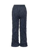GONGDID DESIGN - Elastic Waist Pants with Adjustable Hem - Blue - LIDIASHOPPING® - Official Website