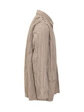 GONGDID DESIGN - Jacket with Collar and Patch Pockets - Beige - LIDIASHOPPING® - Official Website