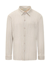 GONGDID DESIGN - Camicia a Maniche Lunghe con Collo e Tasche - Beige - LIDIASHOPPING® - Official Website
