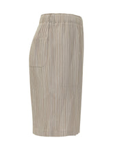 GONGDID DESIGN - Ribbed Shorts with Elastic Waist - Beige - LIDIASHOPPING® - Official Website