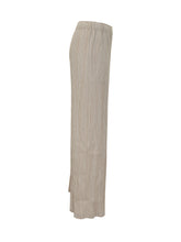 GONGDID DESIGN - Pantaloni a Coste con Vita Elasticizzata - Beige - LIDIASHOPPING® - Official Website