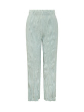 GONGDID DESIGN - Pantalone con Vita Elasticizzata e Gamba Dritta - Blu - LIDIASHOPPING® - Official Website