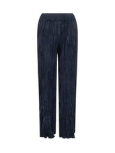GONGDID DESIGN - Trousers with Elastic Waist and Straight Leg - Blue - LIDIASHOPPING® - Official Website