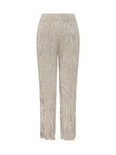 GONGDID DESIGN - Pantalone con Vita Elasticizzata e Gamba Dritta - Grigio - LIDIASHOPPING® - Official Website