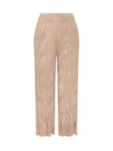 GONGDID DESIGN - Pantalone con Vita Elasticizzata e Gamba Dritta - Rosa - LIDIASHOPPING® - Official Website