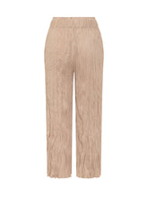 GONGDID DESIGN - Pantalone con Vita Elasticizzata e Gamba Dritta - Rosa - LIDIASHOPPING® - Official Website