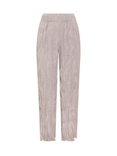 GONGDID DESIGN - Pantalone con Vita Elasticizzata e Gamba Dritta - Rosa - LIDIASHOPPING® - Official Website