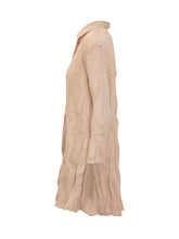 GONGDID DESIGN - Abito Camicia con Colletto e Bottoni - Rosa - LIDIASHOPPING® - Official Website