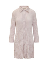 GONGDID DESIGN - Shirt Dress with Collar and Buttons - Pink - LIDIASHOPPING® - Official Website