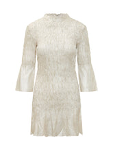 GONGDID DESIGN - Sleeveless Dress with High Neck - White - LIDIASHOPPING® - Official Website