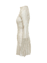 GONGDID DESIGN - Sleeveless Dress with High Neck - White - LIDIASHOPPING® - Official Website