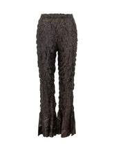 GONGDID DESIGN - Smocked Pants with Flared Hem - Black - LIDIASHOPPING® - Official Website
