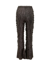 GONGDID DESIGN - Smocked Pants with Flared Hem - Black - LIDIASHOPPING® - Official Website