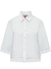 SEMICOUTURE - Camicia Madelante con Colletto e Bottoni - Bianco - LIDIASHOPPING® - Official Website